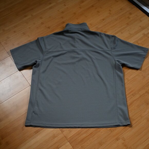 Pair of Men's World Wide Sportsmen Polo Shirts Size Large Sea Green and Grey - Picture 7 of 14